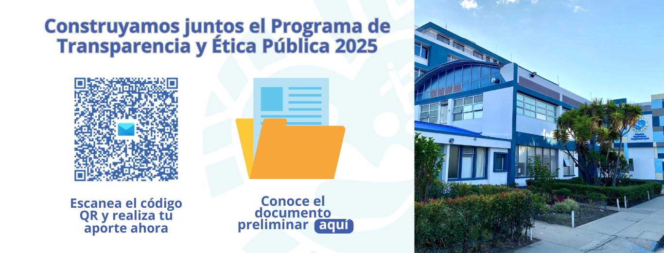 invitacion a participar en construyamos juntos el programa de transparencia y ética pública.